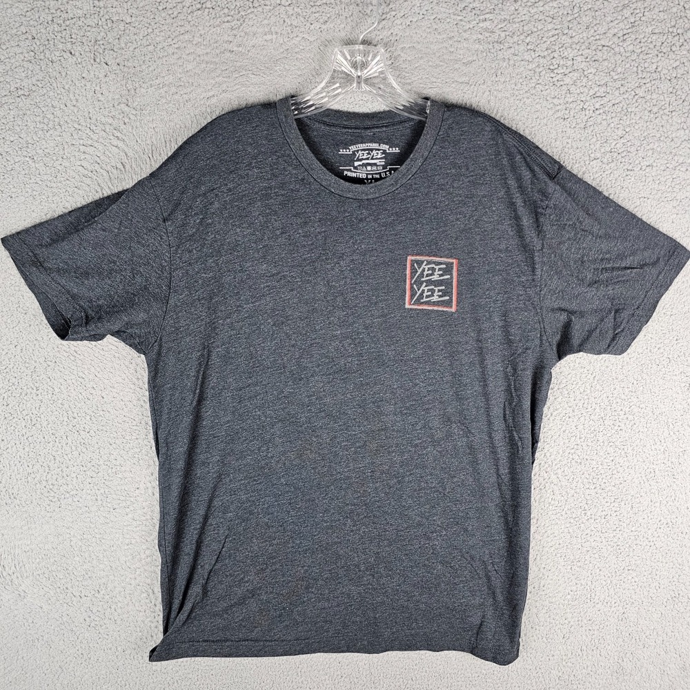 Yee Yee Apparel Tee Shirt Mens XL Patriot Graphic Print Short Sleeve Crew‎ Neck - Picture 2 of 8